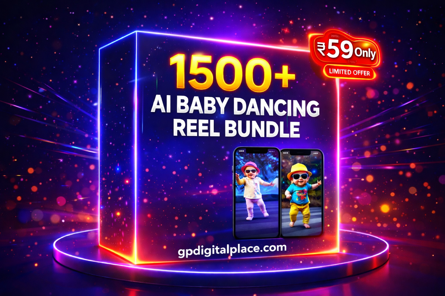 AI Baby Dancing Reel Pack – 1500+ Trending Clips